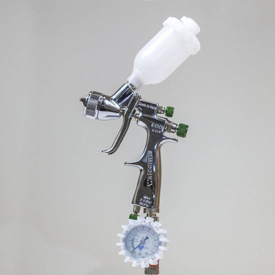 Pistolet lakierniczy WALCOM EGO HVLP MINI z g&oacute;rnym zbiornikiem 1,0 mm