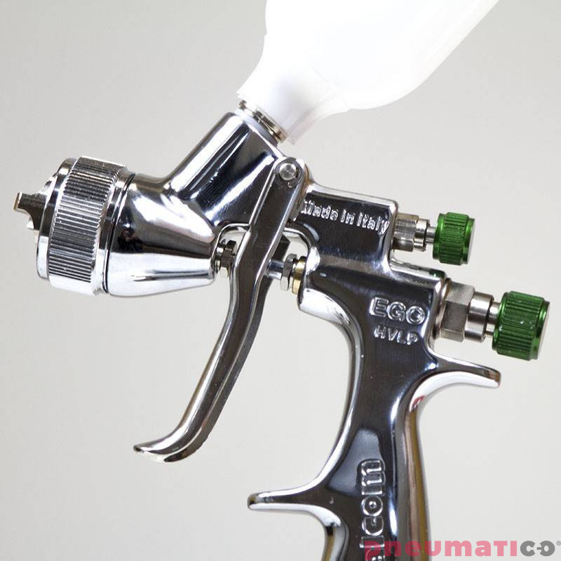 Pistolet lakierniczy WALCOM EGO HVLP MINI z g&oacute;rnym zbiornikiem 1,4 mm