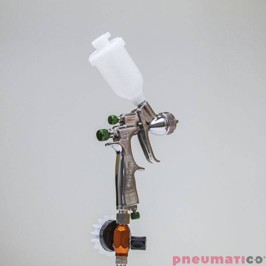 Pistolet lakierniczy WALCOM EGO HVLP MINI z g&oacute;rnym zbiornikiem 1,4 mm