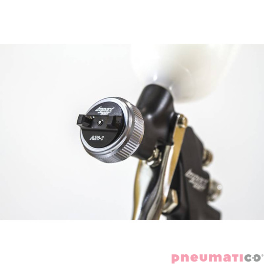 Pistolet lakierniczy Iwata Air Gunsa Junior AZ4 HTE-S Impact z górnym zbiornikiem 70 ml - dysza 0,8 mm Pistolet lakierniczy Iwata Air Gunsa Junior AZ4 HTE-S Impact z górnym zbiornikiem 70 ml - dysza 0,8 mm