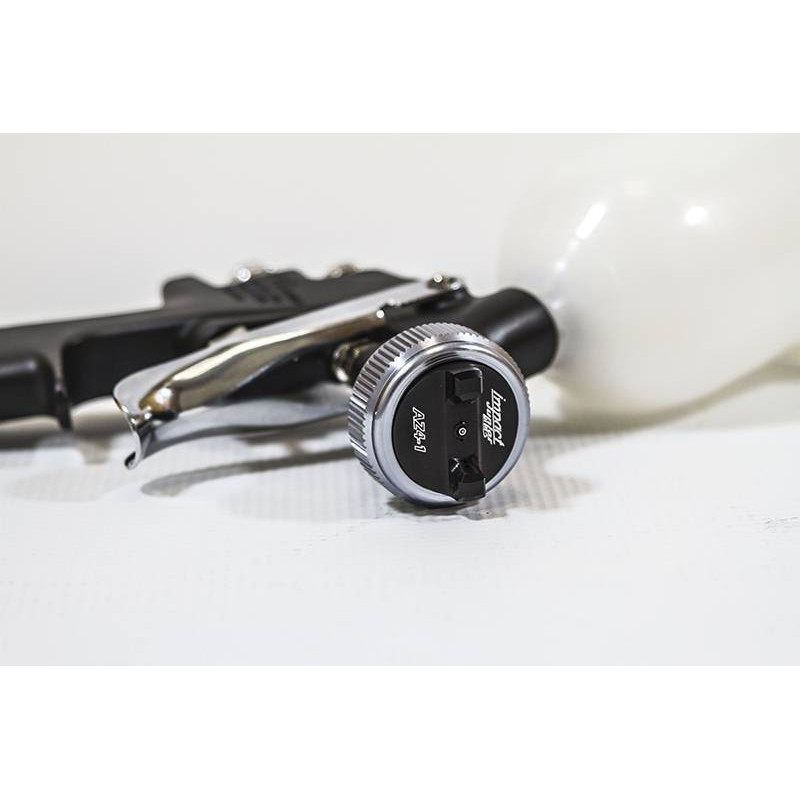 Pistolet lakierniczy Iwata Air Gunsa Junior AZ4 HTE-S Impact  z g&oacute;rnym zbiornikiem 200 ml - dysza 1,8 mm
