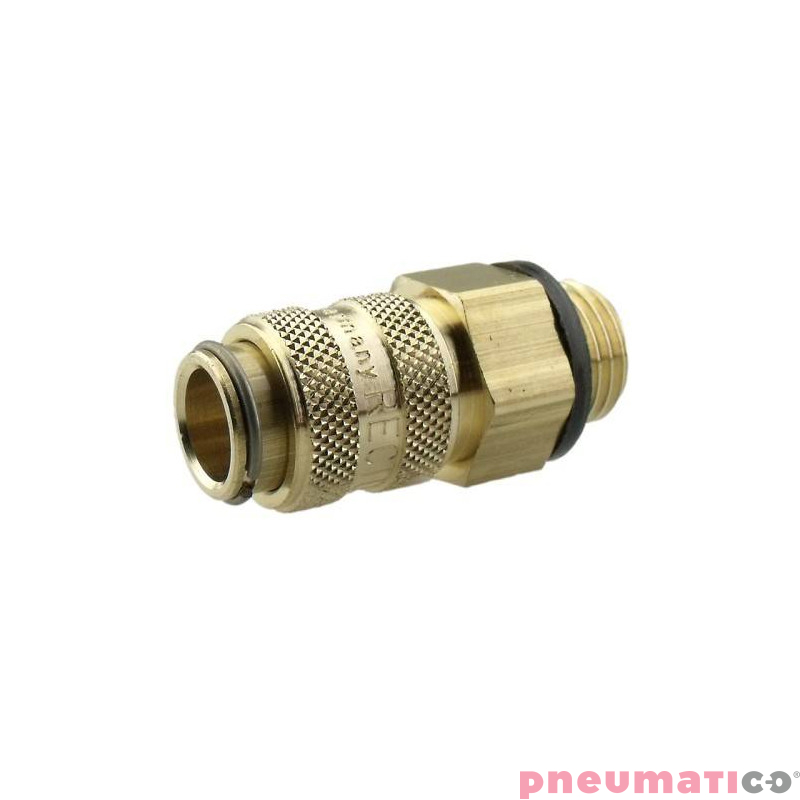 Szybkozłącze niskociśnieniowe żeńskie z gw. zew. typ 21KA 3/8" RQS 21KAAW17MPX