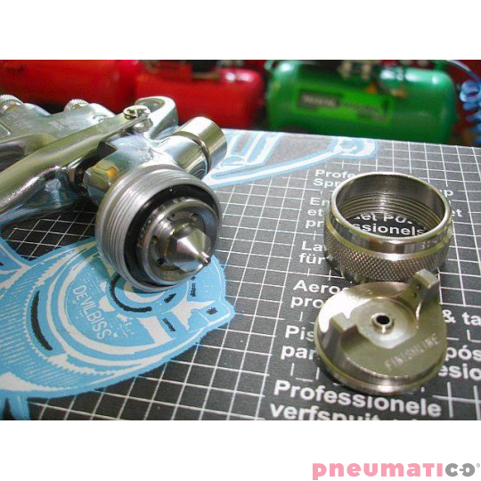 Pistolet lakierniczy DeVilbiss FLG z górnym zbiornikiem 1,8 mm Pistolet lakierniczy DeVilbiss FLG z górnym zbiornikiem 1,8 mm