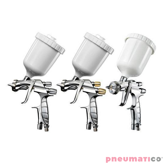 Pistolet lakierniczy Iwata WS-400 EVO BASE z g&oacute;rnym zbiornikiem - dysza 1,3 mm HD PRO KIT