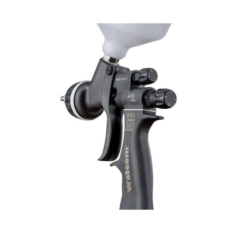 Pistolet lakierniczy WALCOM Genesi Carbonio HTE z g&oacute;rnym zbiornikiem 1,7 mm