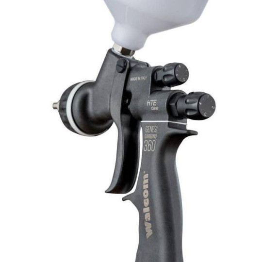 Pistolet lakierniczy WALCOM Genesi Carbonio HTE z g&oacute;rnym zbiornikiem 1,7 mm