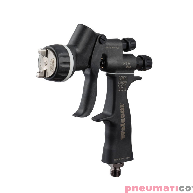 Pistolet lakierniczy WALCOM Genesi Carbonio HTE z g&oacute;rnym zbiornikiem 1,4 mm