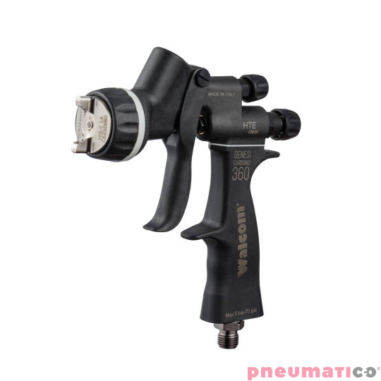 Pistolet lakierniczy WALCOM Genesi Carbonio HTE z g&oacute;rnym zbiornikiem 1,4 mm