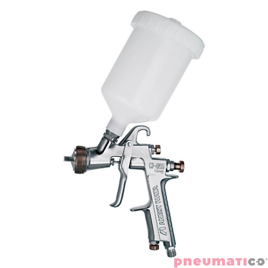 Pistolet lakierniczy Iwata High T.E.C. W-400 WBX z g&oacute;rnym zbiornikiem 1,6 WBX Pro Kit