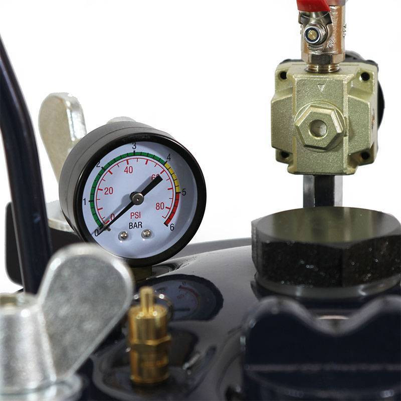 Zestaw - zbiornik ciśnieniowy do natrysku / malowania 10L ZB10-1E bez mieszadła / węże / pistolet EXPERT HP dysza 1,4 mm