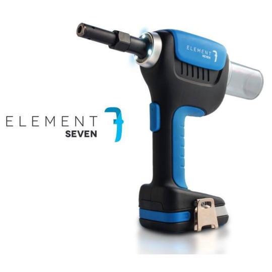 Nitownica akumulatorowa do nit&oacute;w strukturalnych Hyperbolt/Superbolt &oslash;4,8-6,4 Scell-it E-7 Element 7 (2 baterie) KIT4