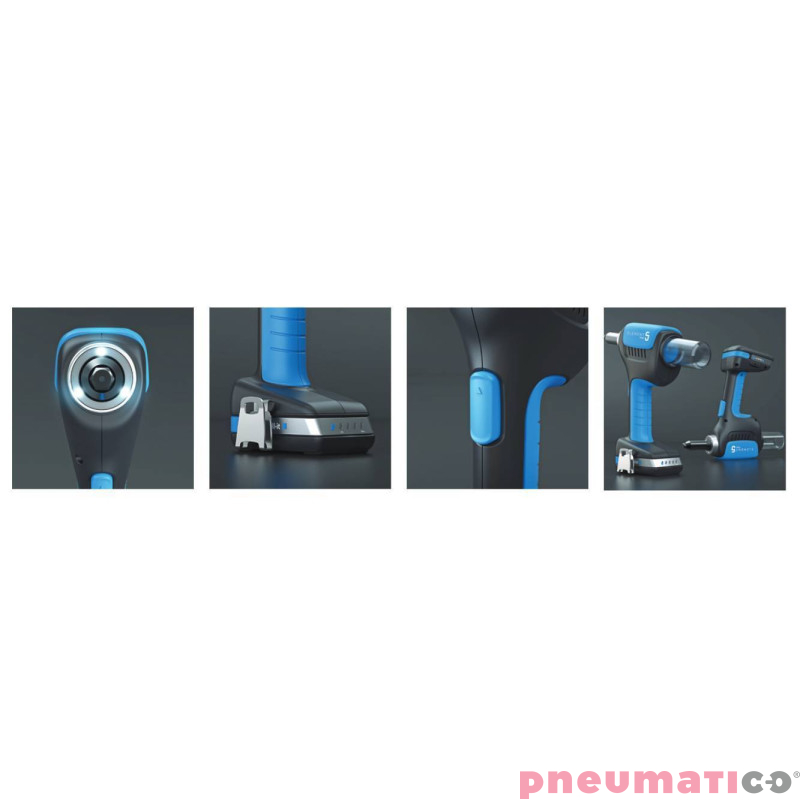 Nitownica akumulatorowa do nit&oacute;w strukturalnych Hyperbolt/Superbolt &oslash;4,8-6,4 Scell-it E-7 Element 7 (2 baterie) KIT5