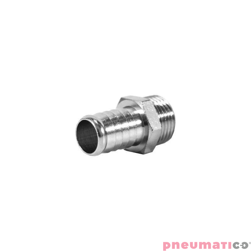 Złącze na wąż 16mm gw. zew. 1/2" Złącze na wąż 16mm gw. zew. 1/2"