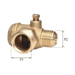 Zawór zwrotny 1/2 x 3/4