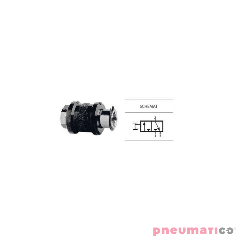 Zaw&oacute;r ręczny suwakowy SH-15 G1/2" TEKMA 3/2