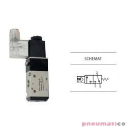 Zawór elektropneumatyczny 3/2 sterowany jednostronnie TEKMA TG-2311-06--DC24V NC 1/8" 24VDC