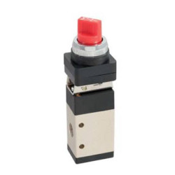 Zaw&oacute;r ręczny typu pokrętło TEKMA G-322TB 3/2 NC G1/4"