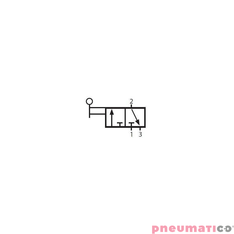 Zawór ręczny typu przełącznik TEKMA G-322-LB 3/2 NC G1/4" Zawór ręczny typu przełącznik TEKMA G-322-LB 3/2 NC G1/4"