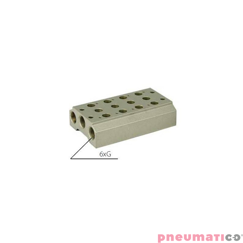 Płyta przyłączeniowa do zawor&oacute;w 5/2 TEKMA G200-4T 4 zawory