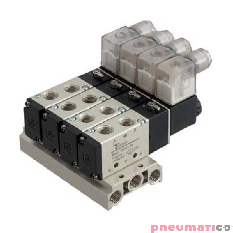 Płyta przyłączeniowa do zawor&oacute;w 5/2 TEKMA G200-4T 4 zawory