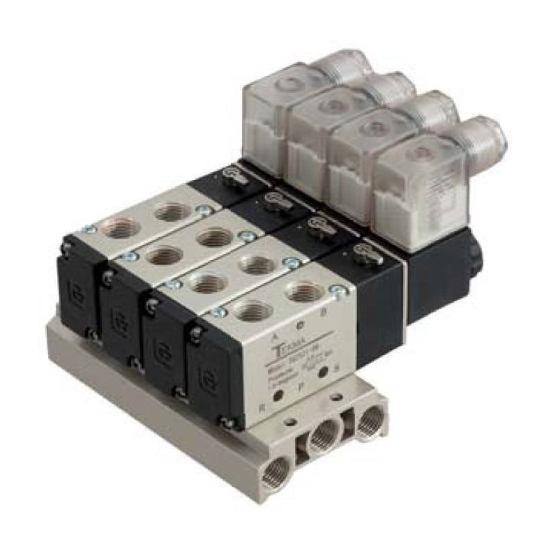 Płyta przyłączeniowa do zaworów 5/2 TEKMA G200-10T 10 zaworów Płyta przyłączeniowa do zaworów 5/2 TEKMA G200-10T 10 zaworów