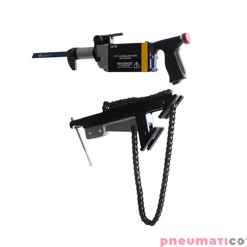 Wyrzynarka pneumatyczna CENGAR CS75KIT T3 ATEX z uchwytem Wyrzynarka pneumatyczna CENGAR CS75KIT T3 ATEX z uchwytem
