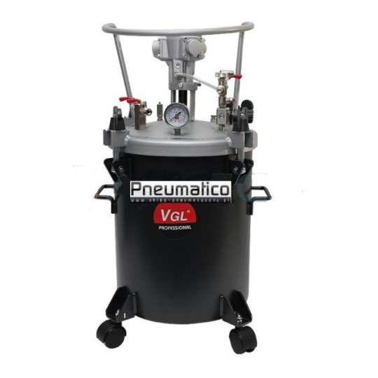 Zbiornik ciśnieniowy do natrysku 20l z mieszadłem pneumat. VGL 20A