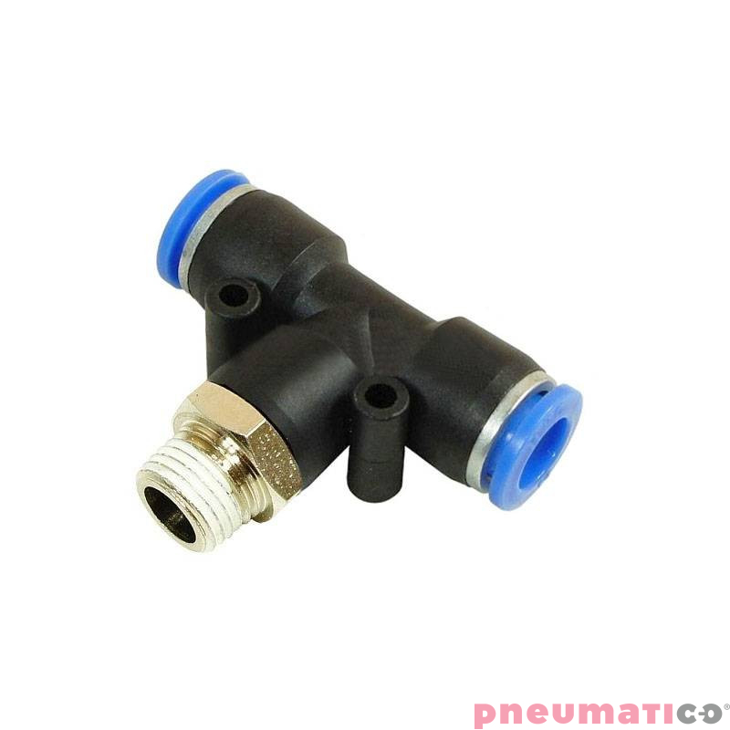 Trójnik typ T TEKALAN RQS na przewód 4 mm z gwintem zew. 1/8" RQST184 Trójnik typ T TEKALAN RQS na przewód 4 mm z gwintem zew. 1/8" RQST184