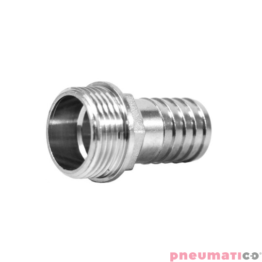 Złącze na wąż 25mm gw. zew. 1" Złącze na wąż 25mm gw. zew. 1"