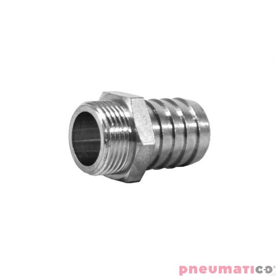 Złącze na wąż 25mm gw. zew. 3/4" Złącze na wąż 25mm gw. zew. 3/4"