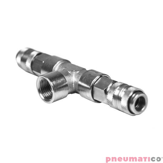 Szybkozłącze żeńskie ze sprężyną na przewód 10x65mm Szybkozłącze żeńskie ze sprężyną na przewód 10x65mm