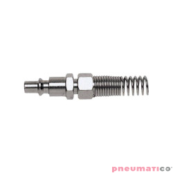 Złącze męskie ze sprężyną na przew&oacute;d 10x65mm