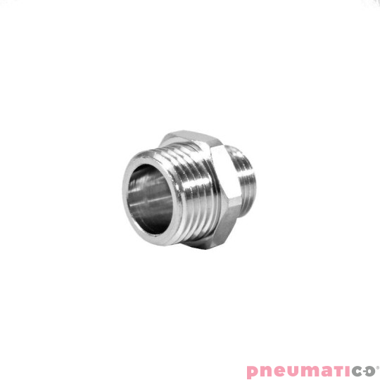 Nypel redukcyjny 1/2 -  3/8 gw.zew.