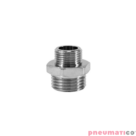 Nypel redukcyjny 1/2 -  3/8 gw.zew.