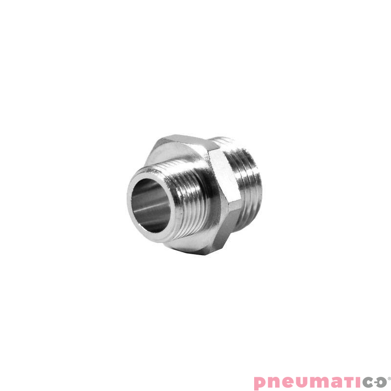 Nypel redukcyjny 1/2 -  3/8 gw.zew.