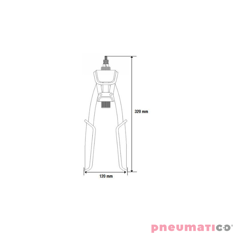 Dwuręczne narzędzie do nitonakrętek Scell-it N200 M3-M8 Dwuręczne narzędzie do nitonakrętek Scell-it N200 M3-M8