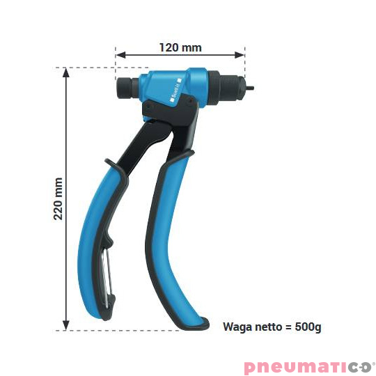 Narzędzie do nitonakrętek Scell-it N100 M3-M6
