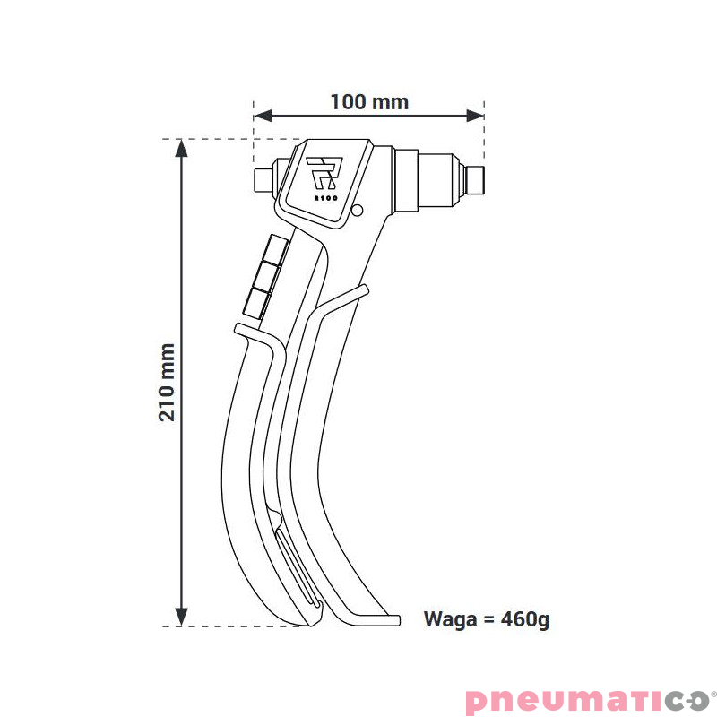 Ręczna nitownica Scell-it R100 3.0-5.0