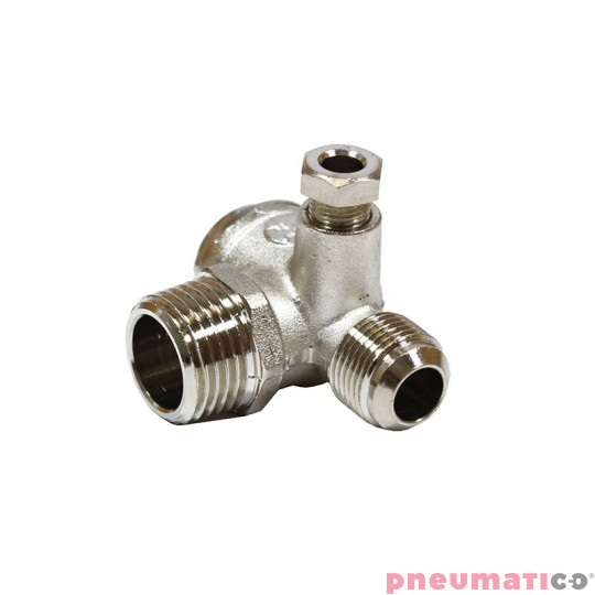 Zawór zwrotny 1/2" GZ x 3/8" GZ VR1238 Quetti Luigi Zawór zwrotny 1/2" GZ x 3/8" GZ VR1238 Quetti Luigi