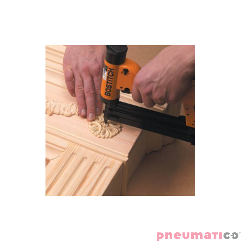 Sztyfciarka bezłebkowa pneumatyczna TU-216-2330K-E Stanley - Bostitch 0.64mm + SZTYFTY BEZŁEBKOWY STANLEY BOSTITCH 6/30 1OP.-10.000SZT