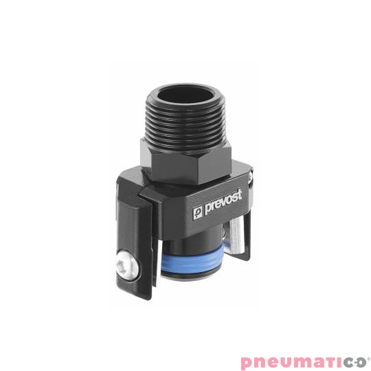 Złączka aluminiowa prosta ze stożkowym gwintem zewnętrznym G3/4 PPS SQMM Prevost PPSSQMM2527 Złączka aluminiowa prosta ze stożkowym gwintem zewnętrznym G3/4 PPS SQMM Prevost PPSSQMM2527