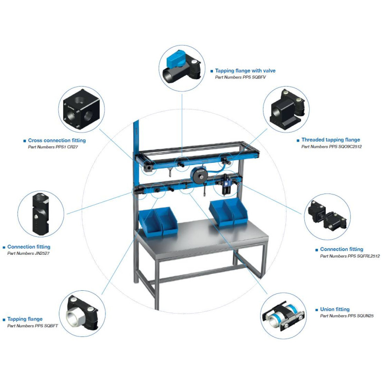 Nakrętka młoteczkowa M6 10mm PPS SQHNM Prevost PPSSQHN10M6 Nakrętka młoteczkowa M6 10mm PPS SQHNM Prevost PPSSQHN10M6
