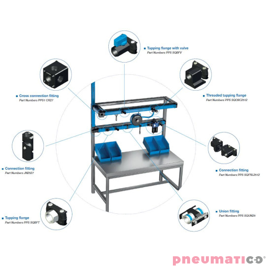 Nakrętka młoteczkowa M6 8mm PPS SQHNM Prevost PPSSQHN8M6 Nakrętka młoteczkowa M6 8mm PPS SQHNM Prevost PPSSQHN8M6