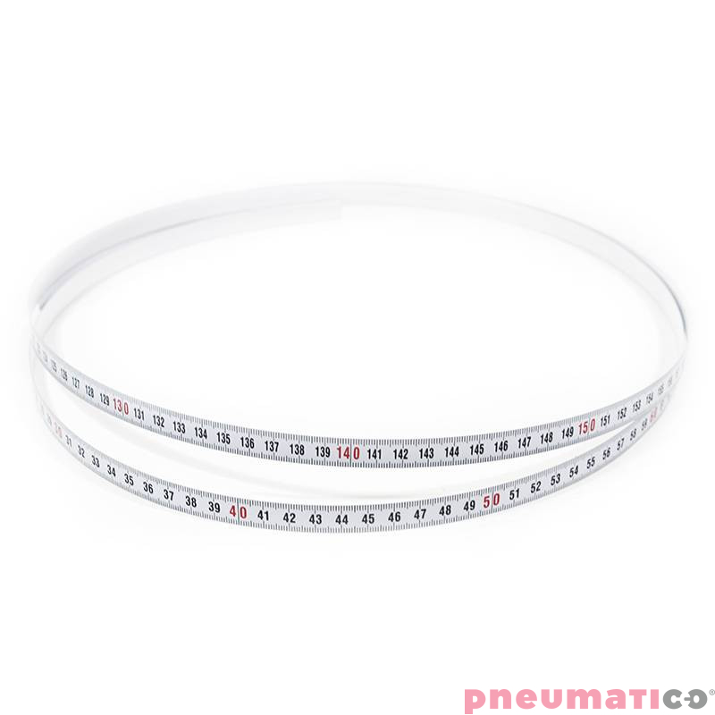 Liniał - samoprzylepna taśma miernicza 2 metry / 13mm Ceta Form P05-AD2