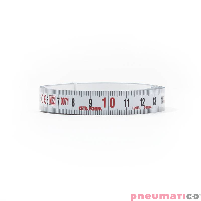 Liniał - samoprzylepna taśma miernicza 2 metry / 13mm Ceta Form P05-AD2