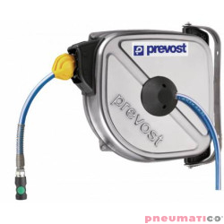 Zwijadło ze stali nierdzewnej z hamulcem do sprężonego powietrza 10x14mm G3/8M 1200cm PREVOST DRFINB1012ESHE
