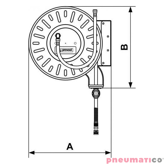 Zwijadło ze stali nierdzewnej do wody 19x27mm G1M 2000cm PREVOST DLOI1920LS Zwijadło ze stali nierdzewnej do wody 19x27mm G1M 2000cm PREVOST DLOI1920LS