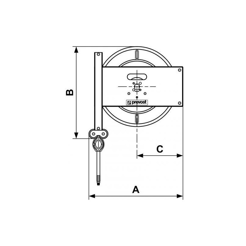 Zwijadło stalowe do smaru 6.3x15.5mm G1/4F 1000cm PREVOST DMO0610GR Zwijadło stalowe do smaru 6.3x15.5mm G1/4F 1000cm PREVOST DMO0610GR