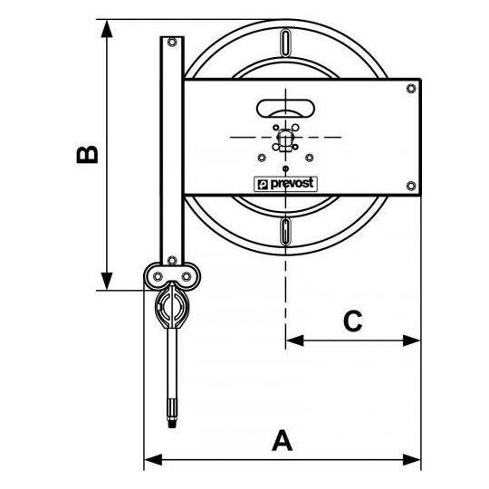 Zwijadło stalowe do smaru 6.3x15.5mm G1/4F 1000cm PREVOST DMO0610GR Zwijadło stalowe do smaru 6.3x15.5mm G1/4F 1000cm PREVOST DMO0610GR