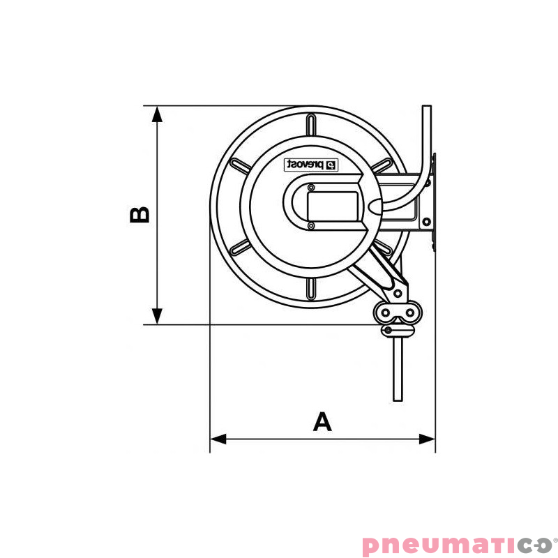 Zwijadło stalowe spawalnicze do gazu 10x17mm 1500cm PREVOST DGO1015OA